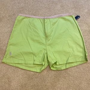 Ralph Lauren Girls size 16 green/purple shorts with purple horse, NWT!!